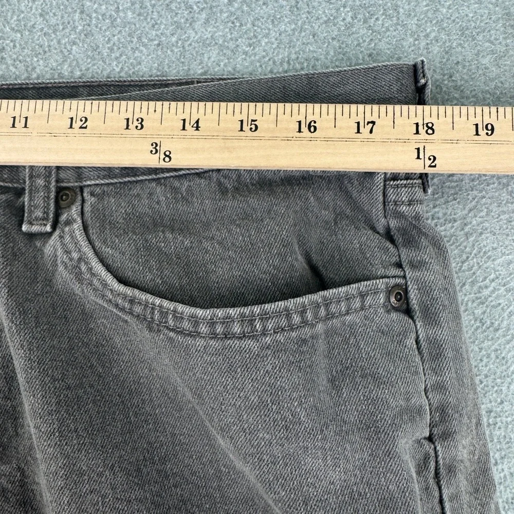 Lee Jeans Mens 36x32 Gray Regular Fit Straight Leg Denim Pants 2008979 Cotton
